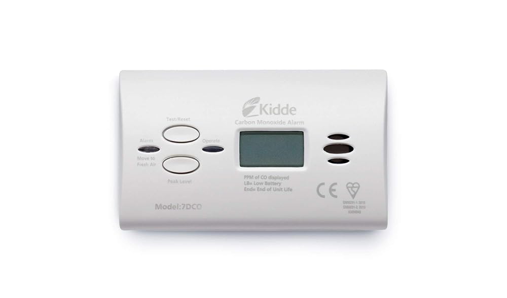 Kidde 7DCOC Carbon Monoxide Alarm, White