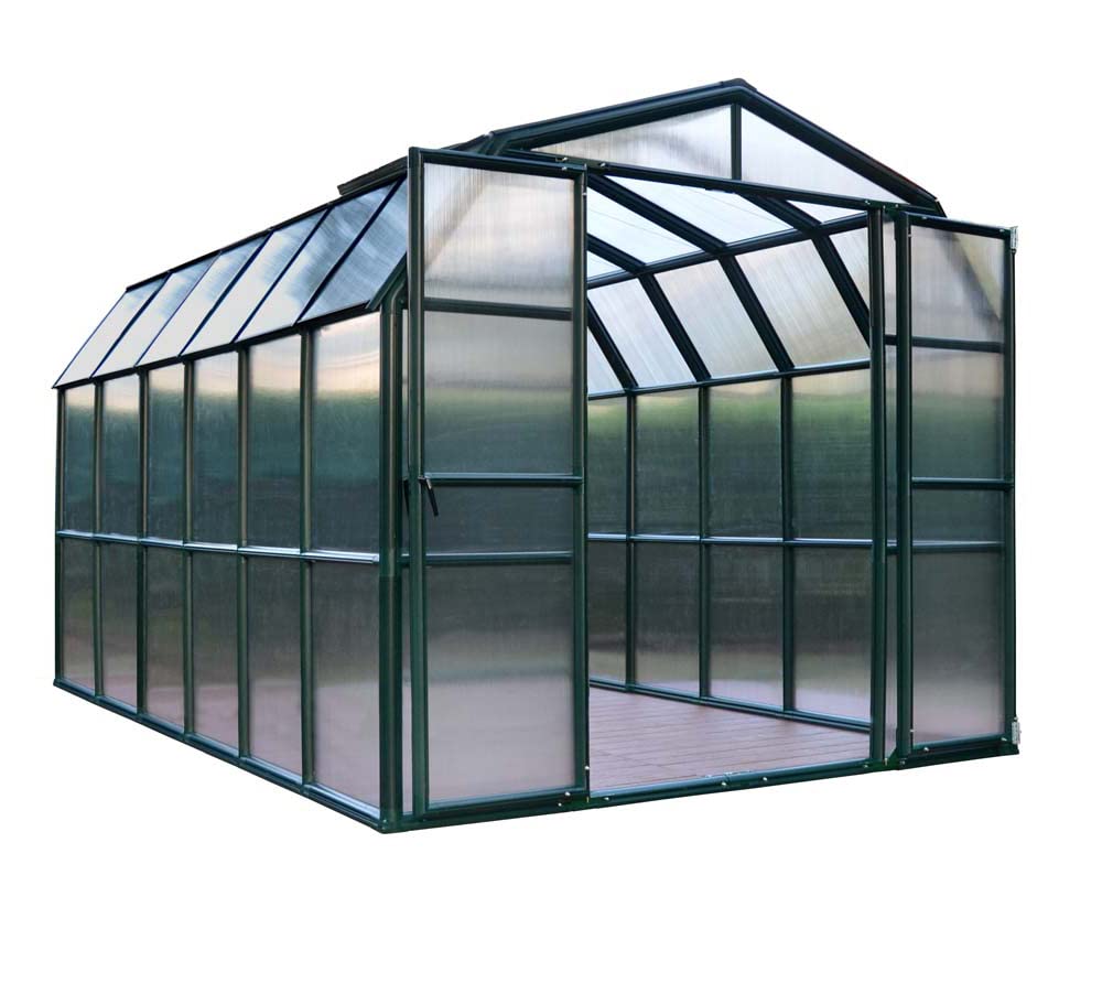 Rion Prestige PL46 Greenhouse with Base, 383 x 259 x 239cm, Accessories Included