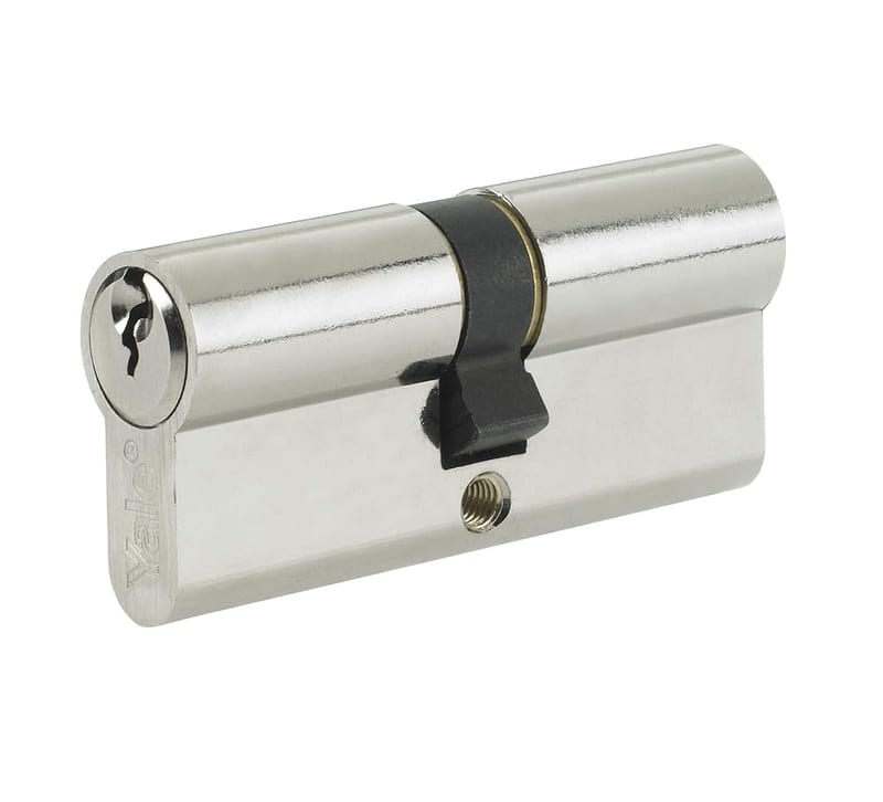 Yale B-ED4045-SNP Euro Cylinder Lock, 40/45 (95mm), Nickel Finish