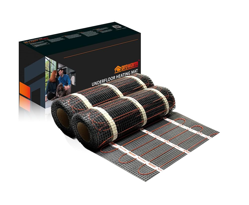 ProWarm Electric Underfloor Heating Mat Kit, 150W/10.0m²