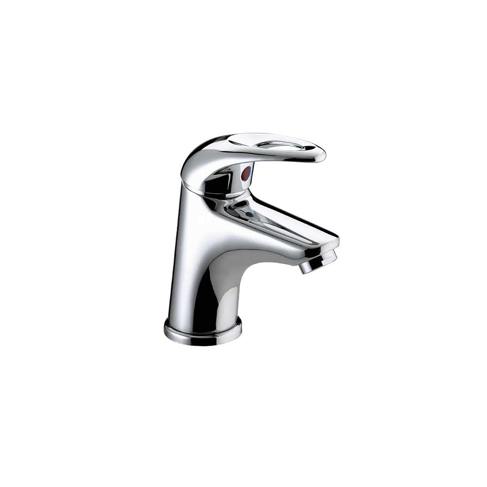 Bristan Java Chrome Small Mono Basin Mixer Tap with Clicker Waste