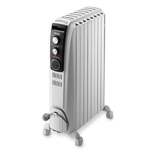 De'Longhi Dragon 4 TRD40820T Oil Filled Radiator, 2kW