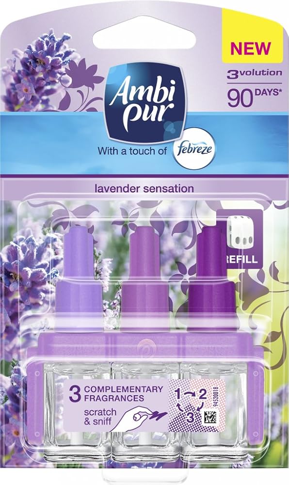 Ambi Pur 3Volution Plug In Refill, Lavender Sensation, 20ml