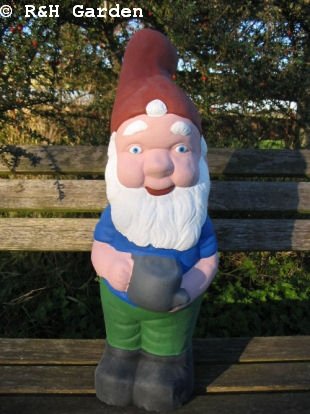 Large Gnome with Watering Can Garden Ornament