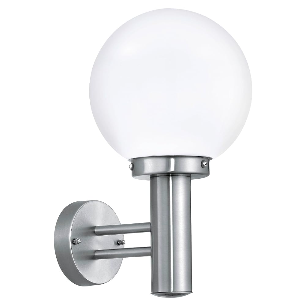 Eglo 30205 Nisia E27 Stainless Steel Outdoor Wall Light