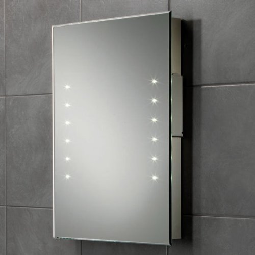 HIB Oliver LED Bathroom Mirror with Rechargeable Battery, 450 x 600mm