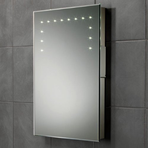 HIB Vinni LED Bathroom Mirror with Rechargeable Battery, 700 x 500mm