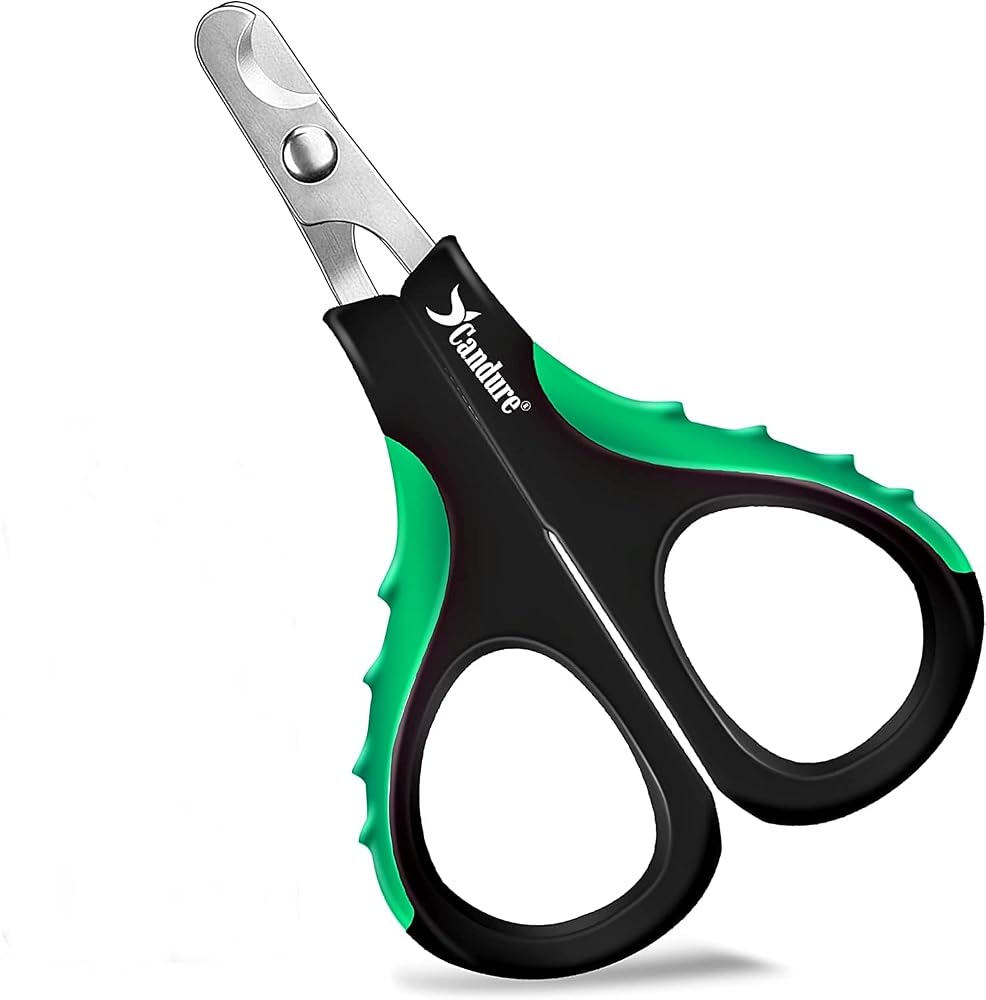 Candure Cat Nail Clippers Stainless Steel Cat Claw Trimmers for Rabbits, Guinea Pigs, Birds, Puppies, Kittens and Small Animals