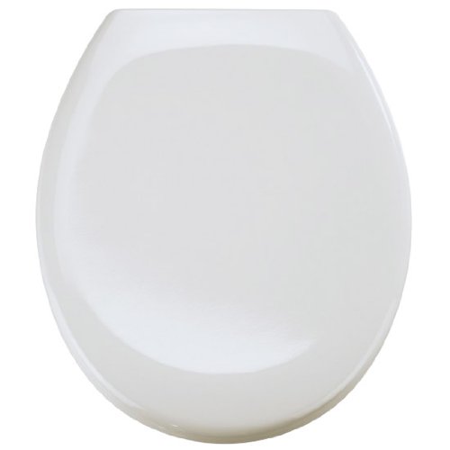 Wenko Ottana Premium Soft Close Toilet Seat, Light Grey