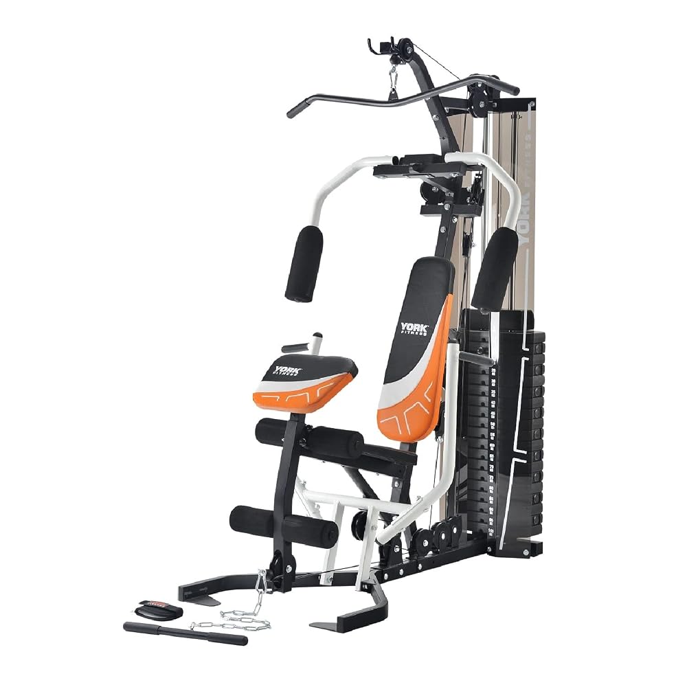 York Fitness Multi Gym, 100kg Weight Stack, Steel Frame Home Multi-Station