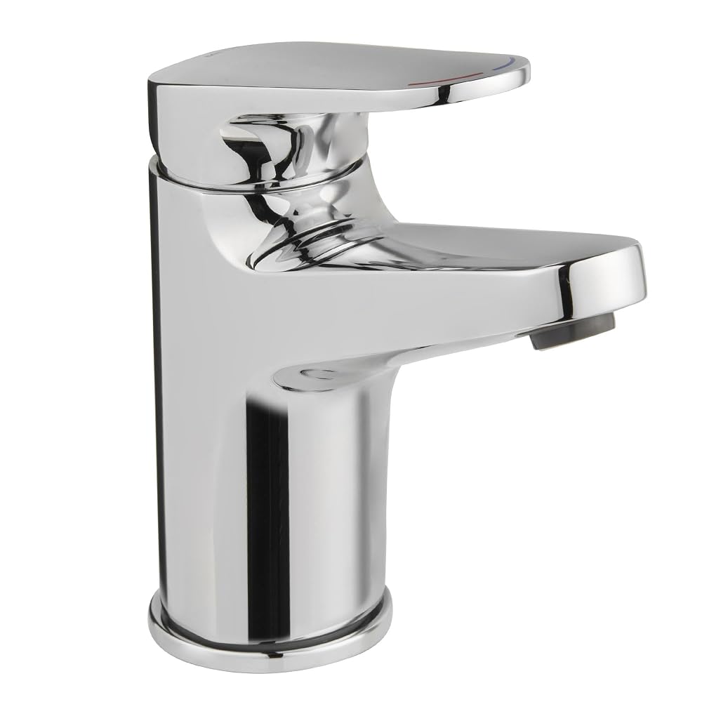 Methven KAHA113 Chrome Mono Basin Mixer Tap, Large Single Lever, 360 Degree Swivel Base