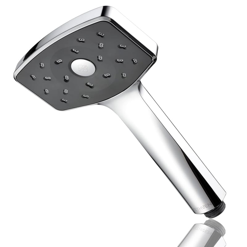 Methven Waipori Satinjet Shower Head Handset, Chrome Finish, Twin-Jet Technology