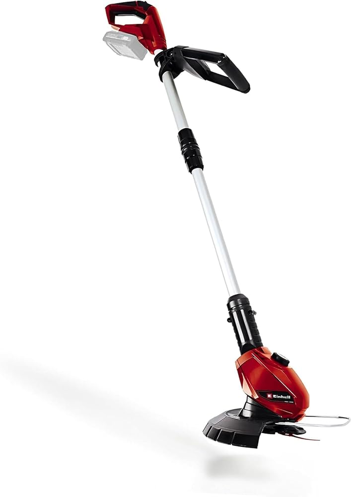 Einhell Cordless Strimmer 18V Power X-Change, 24cm Cutting Width, Cordless Grass Trimmer and Lawn Edger, Includes 20 x Spare Plastic Blades, Without Battery GE-CT 18 Li Solo