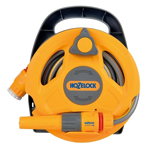 Hozelock Pico Reel with 10m Hose, for Patios and Small Gardens