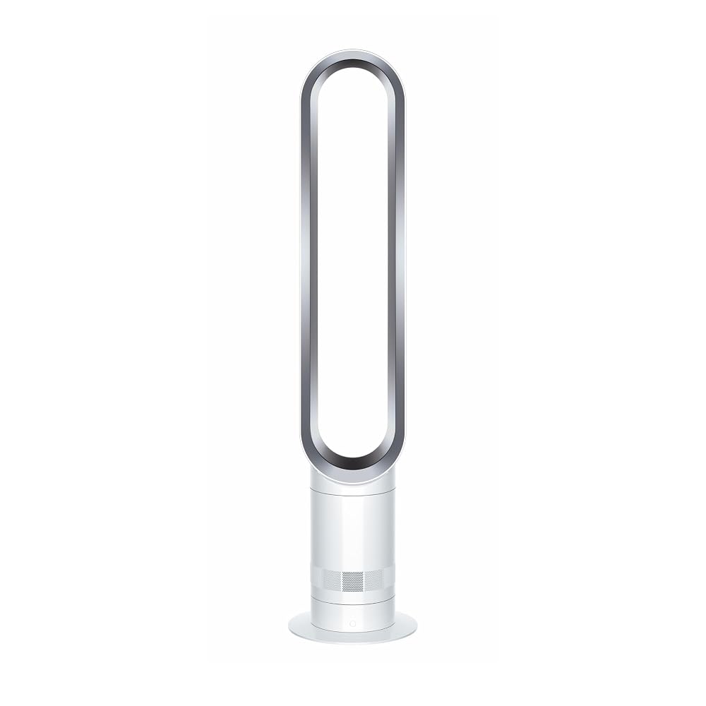 Dyson Cool AM07 Bladeless Tower Fan – Powerful Air Multiplier Cooling for Large Rooms, Quiet Operation, 10 Speed Levels, 70° Oscillation, Remote Control