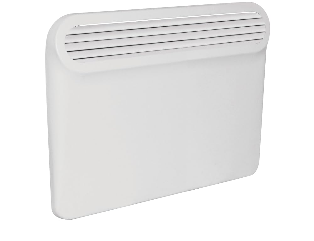 Prem-i-air Elegant Modern Programmable Thin Radiator Panel Heater with LCD Display, White, 1000W