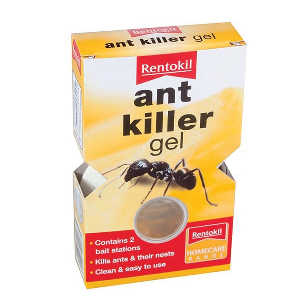 Rentokil Ant Killer Gel Bait Station Kills Ants & Nests For Indoor Use Pack of 2
