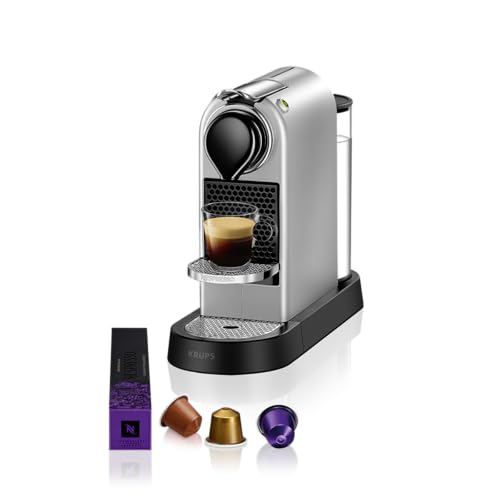 Nespresso Inissia Coffee Capsule Machine, White by Krups