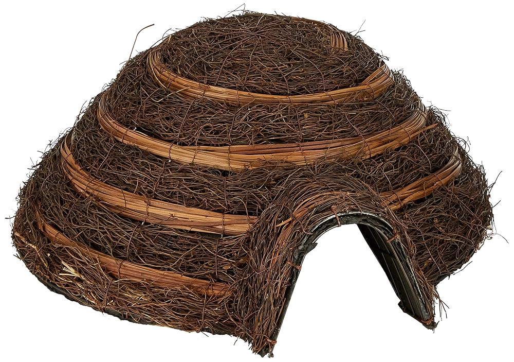 Wildlife World HH10 Igloo Hedgehog House, Brown - No Installation Required