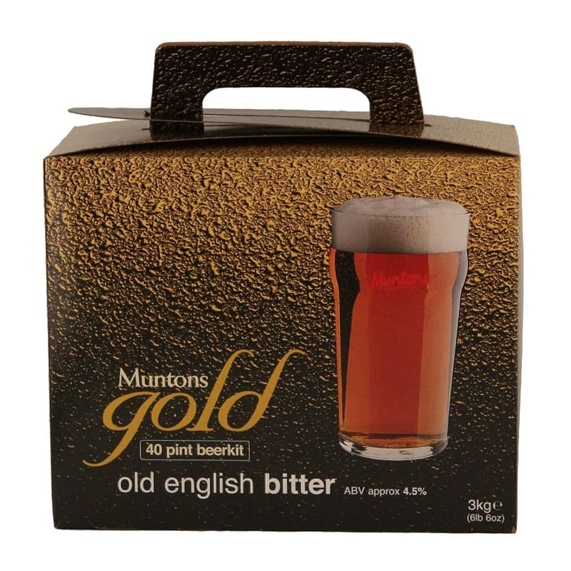 Muntons Gold Old English Bitter Kit - Makes 40 Pints - Home Brew Beer Kit