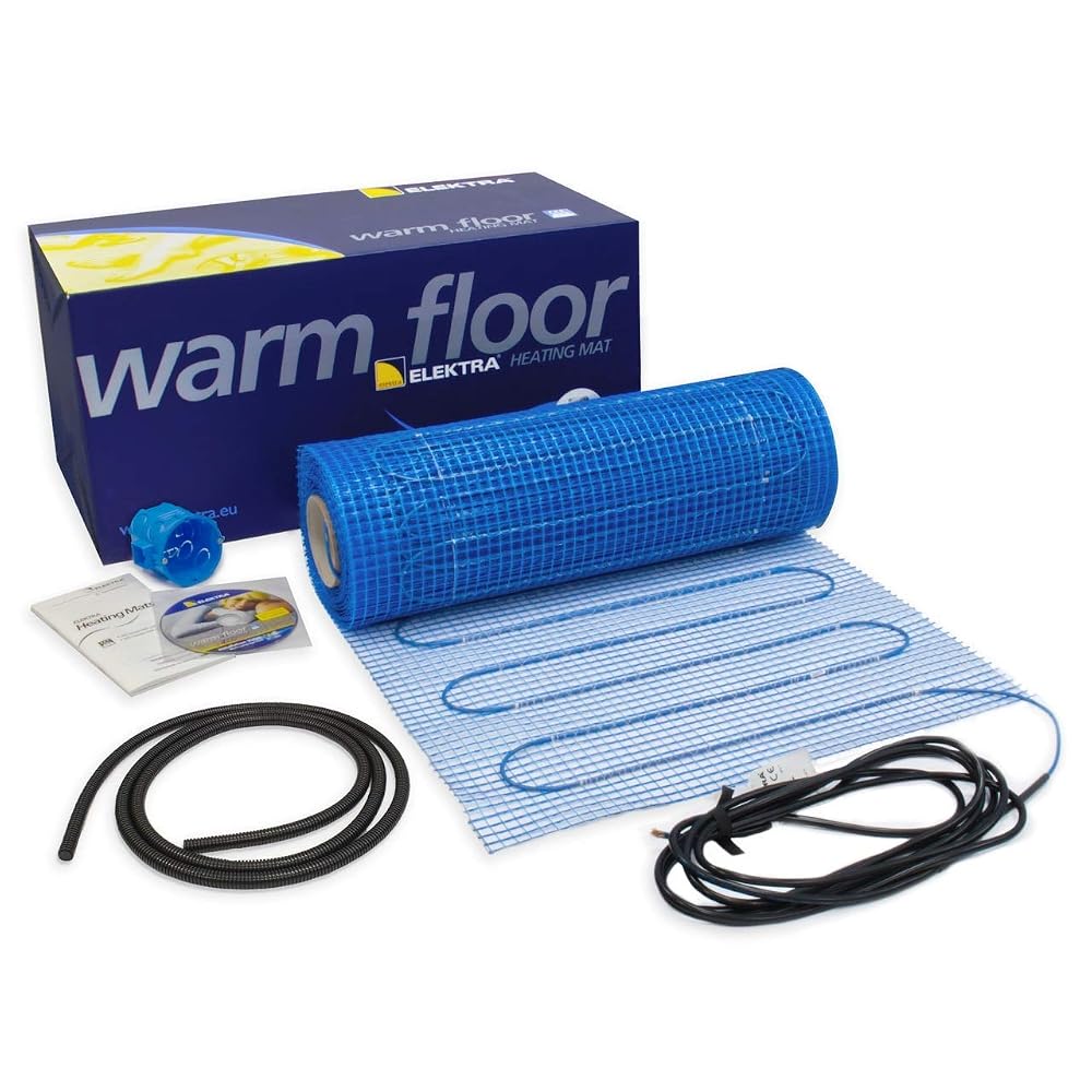 Elektra MD 160W/m² Electric Underfloor Heating Mat Kit with Touchscreen Thermostat