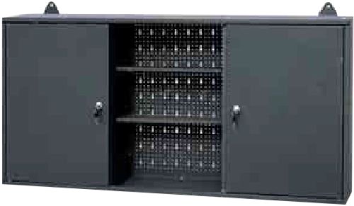 US PRO Tools Black Steel Metal Garage Storage Tool Cabinet, Wall Mounted