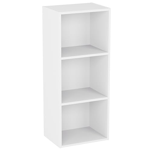 3 Tier Wooden Bookcase Storage Shelving Unit