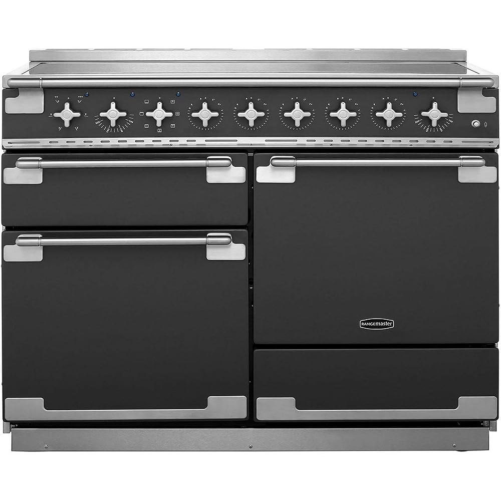 Rangemaster Elise 110 Electric Range Cooker with Induction Hob - Slate
