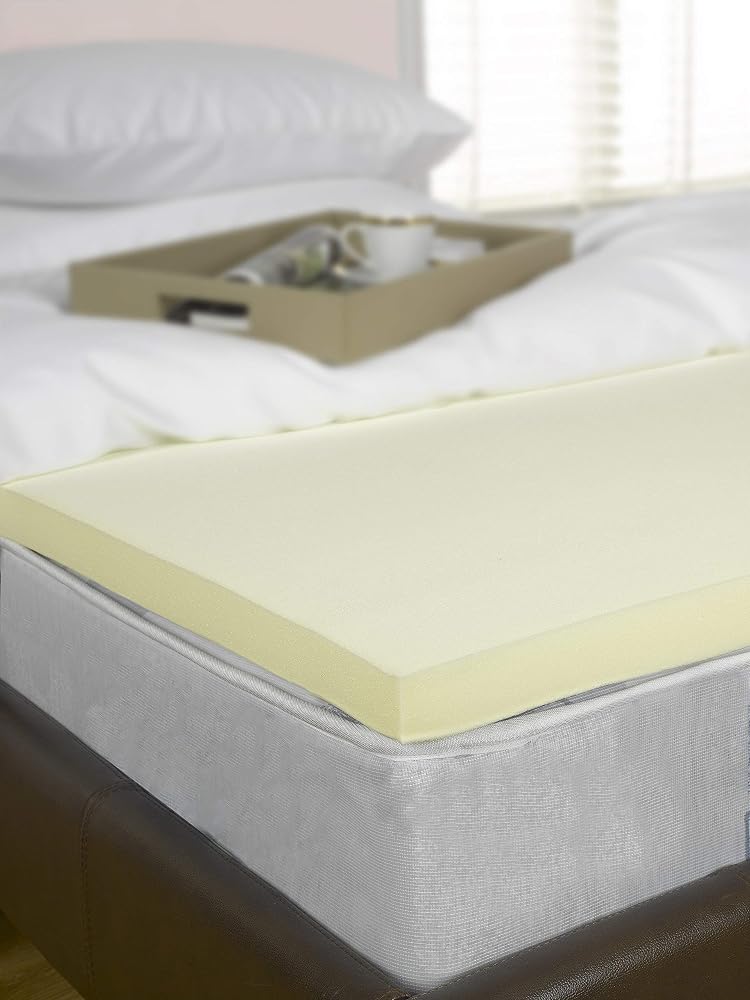 Southern Foam 3 Inch Double Memory Foam Mattress Topper