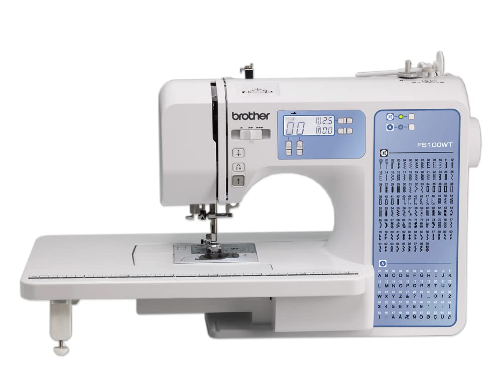 Brother FS100WT Free Motion Embroidery, Sewing and Quilting Machine, 100 Stitches