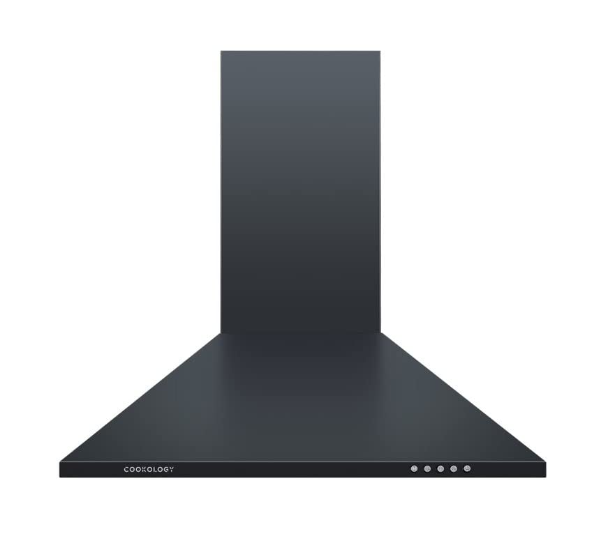 Cookology CH600BK 60cm Chimney Cooker Hood - Black
