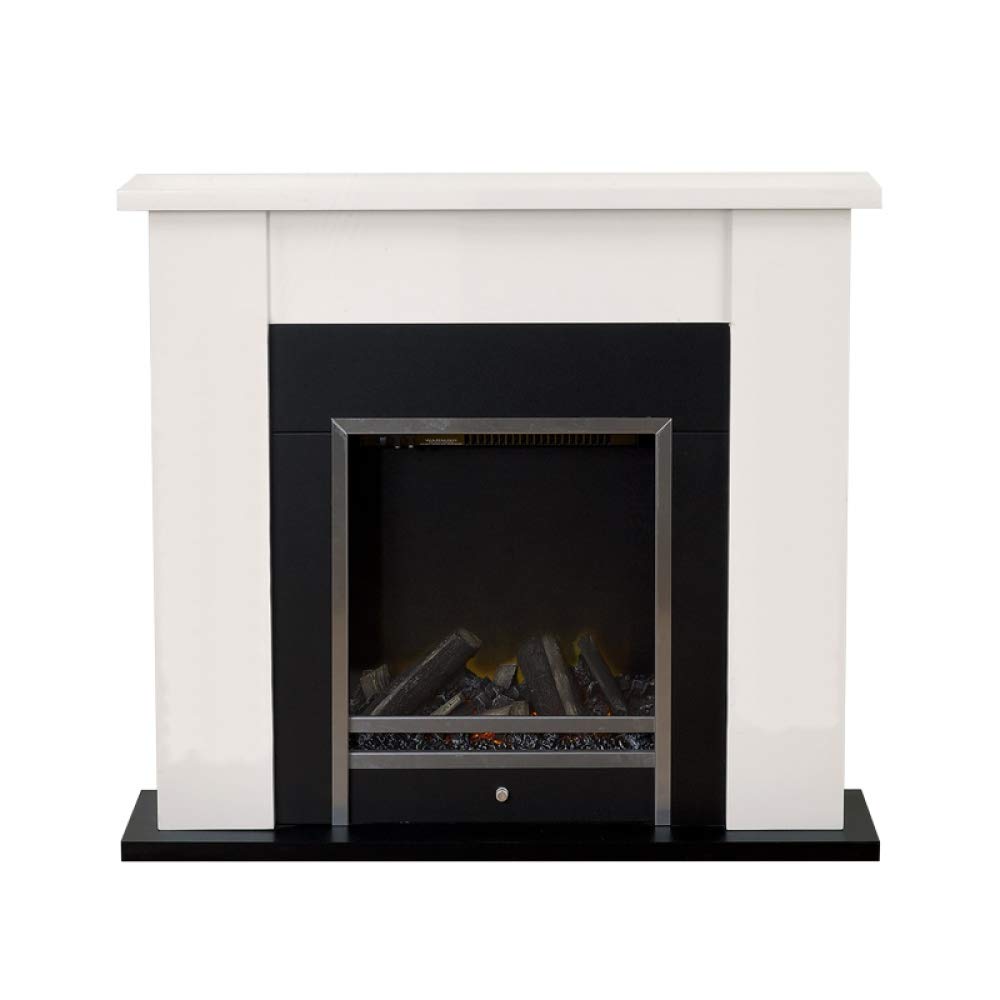 Adam Stratton Electric Fireplace Suite, Cream