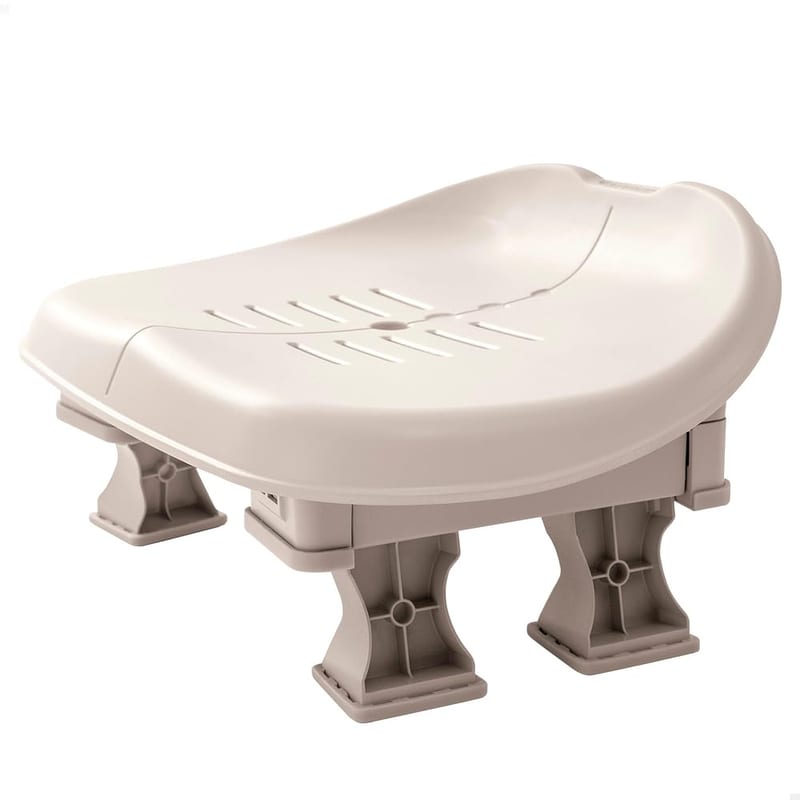 Intex PureSpa Adjustable Spa Seat - Inflatable Hot Tub Booster Seat with Slip-Resistant Base, 2 Height Settings