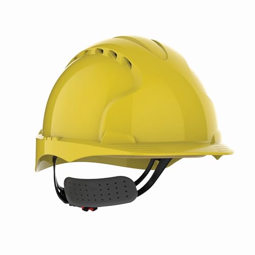 JSP EVO3 Safety Helmet Hard Hat, Vented, Yellow, EN397