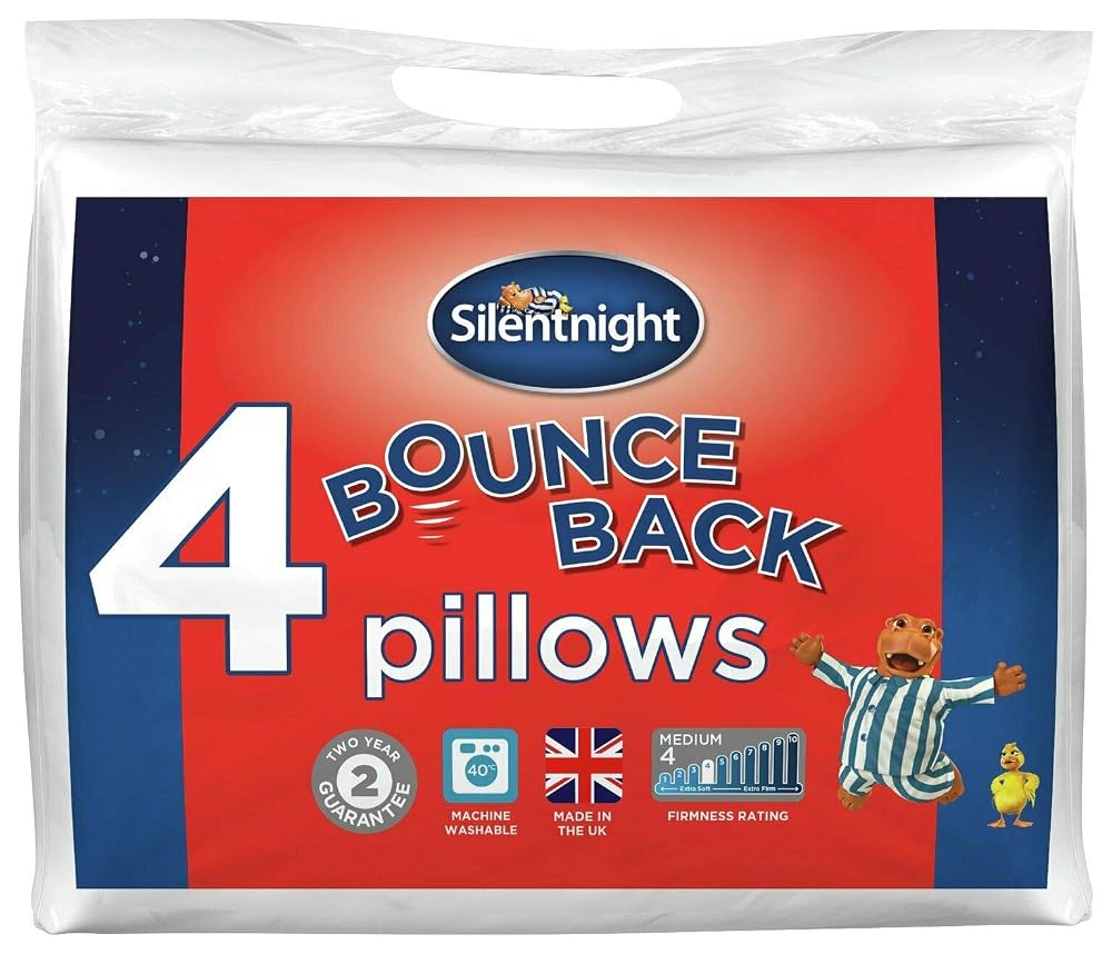 Silentnight Bounceback Pillow, Pack of 4