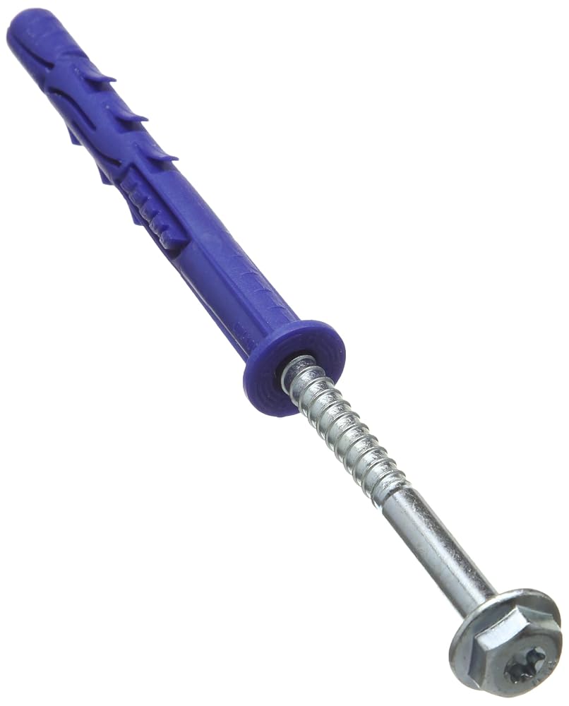 Rawlplug R-FF1-N-10K100 10 x 100mm FF1 Frame Fixing Countersunk Plug with Collar (25 Pieces)