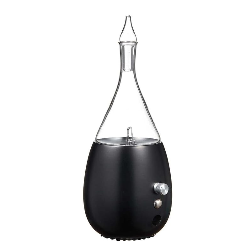 Organic Aromas Raindrop 2.0 Nebulising Essential Oil Diffuser, Hand-Crafted Glass