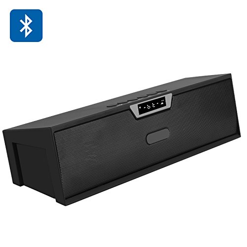 Bluetooth Portable Speaker — 90dB, Hands-Free Calls, 10H Battery, 1200mAh, Radio, USB, Micro SD Slot, 3.5mm Audio Jack