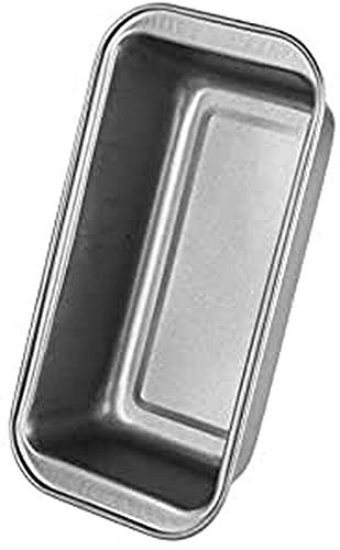 Chef Aid Non-Stick Loaf Tin, Carbon Steel Rectangular Bread Pan for Bread Cakes, 25.3 x 13 x 6 cm, 900g Capacity, Hand Wash, Fridge Freezer Safe, Grey