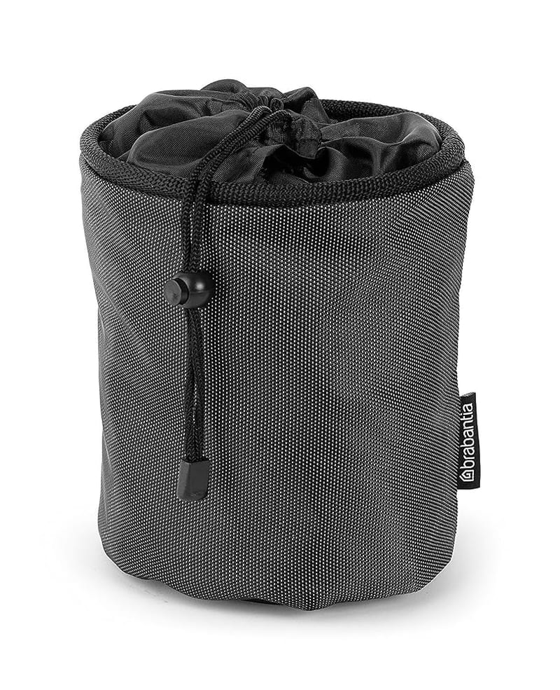 Brabantia Premium Peg Bag - with Closing Cord - Durable and Weather Resistant - Storage for up to 150 Pegs - Rotary Dryer - Black