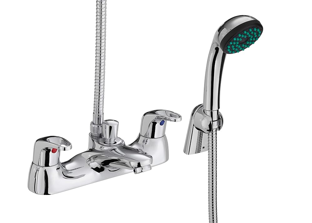 Bristan CAD BSM C Cadet Bath Shower Mixer Bathroom Tap, Chrome