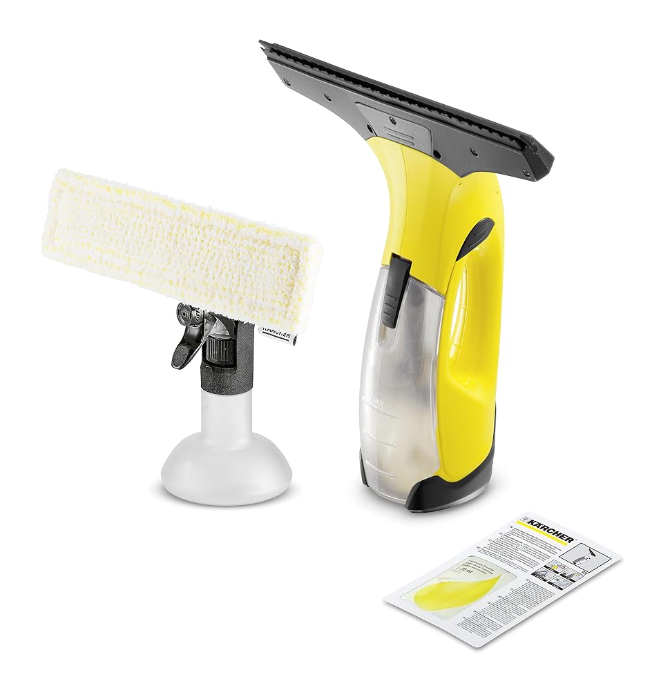 Kärcher Window Vac WV 2 Plus, Battery Running Time 35 min, LED Display for Battery Status