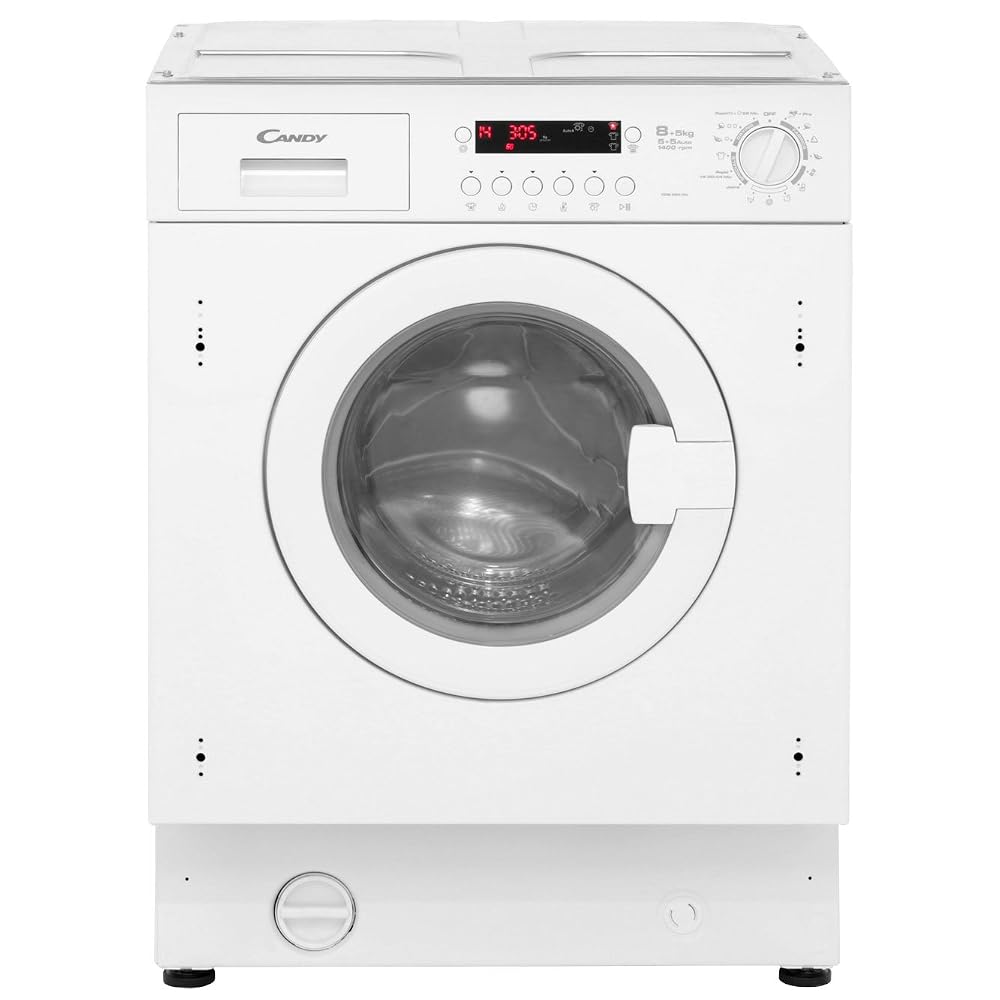 Candy CWB814DN1 Fully Integrated Washing Machine, 8kg, 1400 Spin, A+ Energy, LED Display
