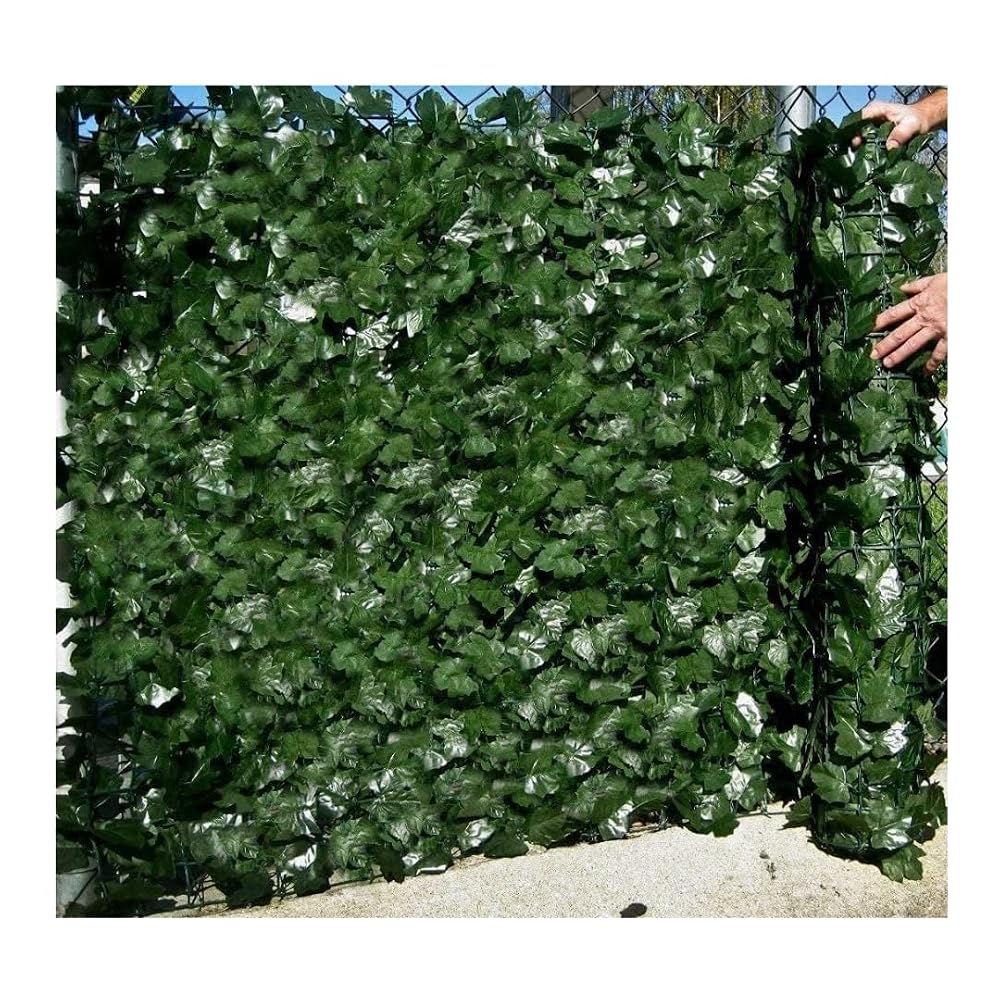 Best Artificial English Ivy Leaf Screening Roll, 3m x 1m, Privacy Hedging Wall for Garden Fence, UV Fade Protected