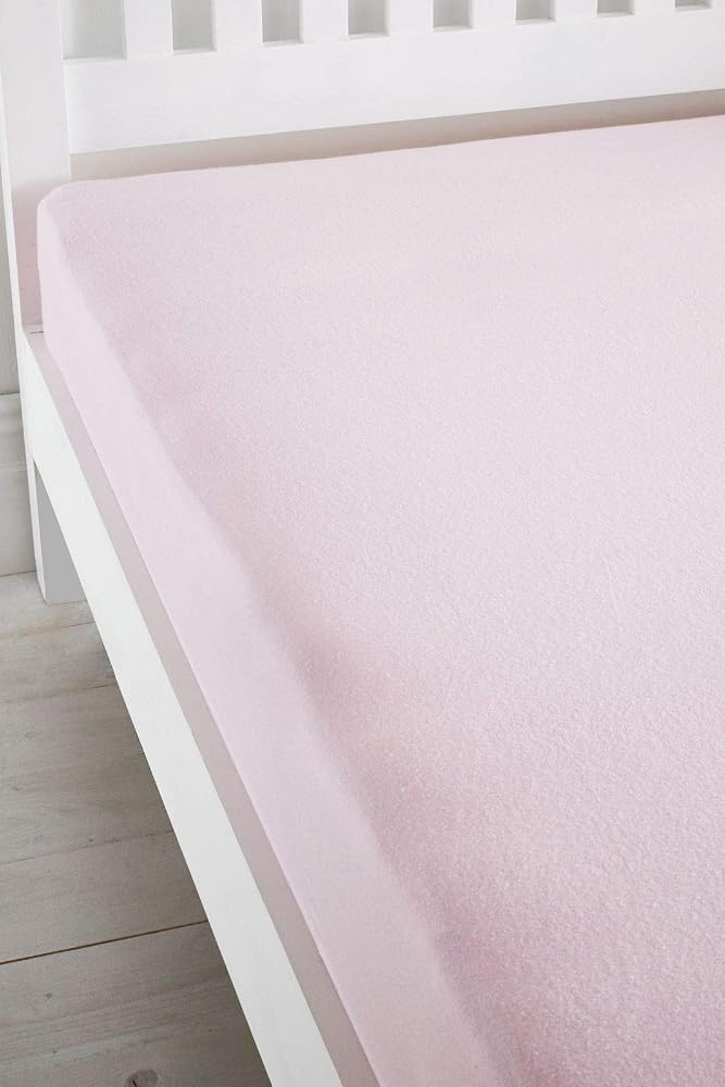 Catherine Lansfield Brushed Cotton Double Fitted Sheet, Pink