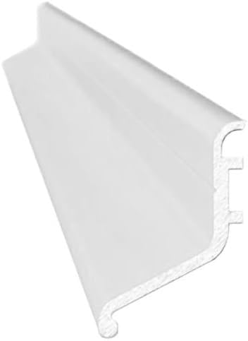 Exitex Rain Deflector 914mm - White - Aluminium Door Rain Guard for Inward & Outward Opening External Doors, Weather Bar to Deflect Rainwater