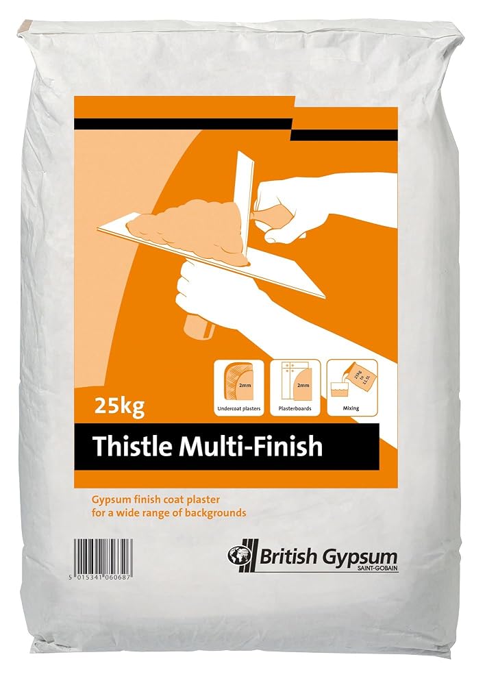 British Gypsum Thistle Multi Finish Plaster 25Kg Bag
