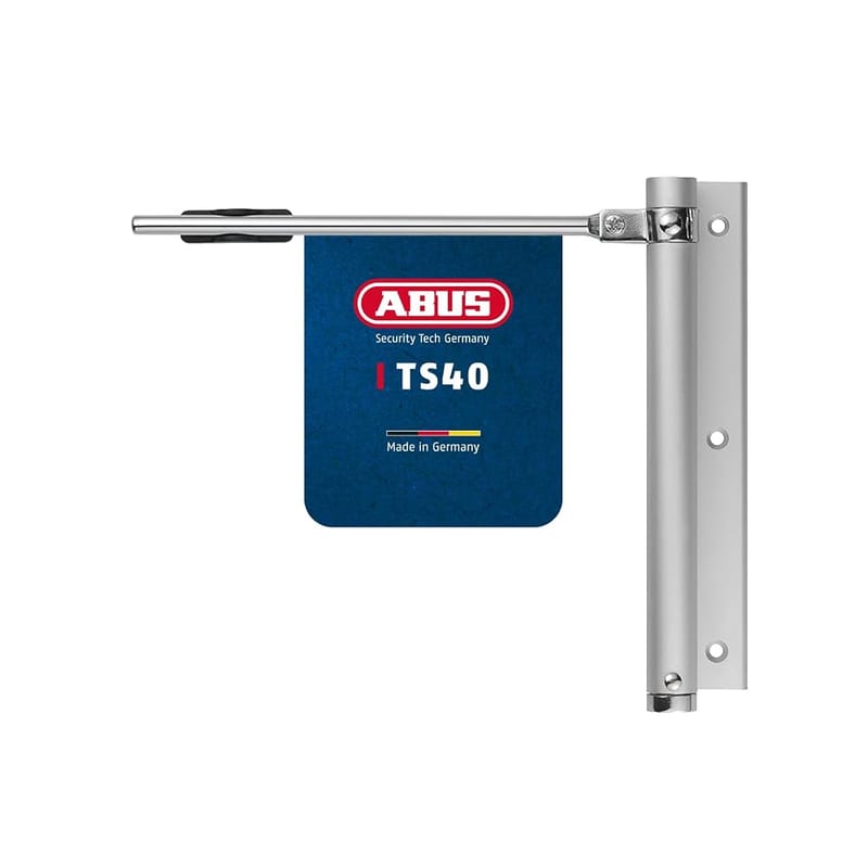 ABUS TS40 AL Adjustable Overhead Door Closer, DIN Left/Right, Silver