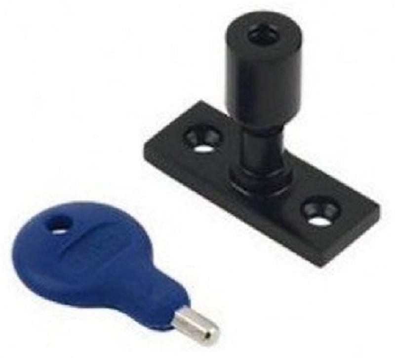 Carlisle Brass Quality Casement Stay Locking Pin with Key, Black