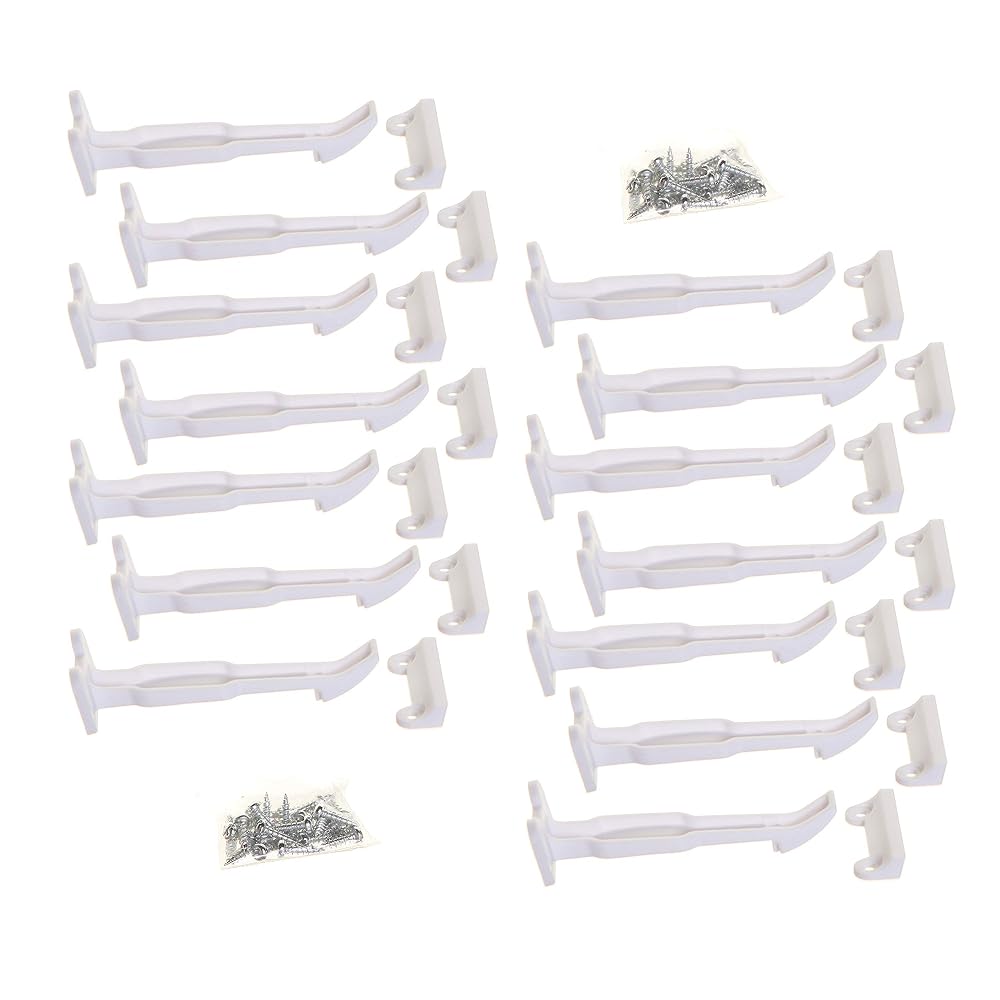 Dreambaby Safety Catches for Cupboards & Drawers — Childproof Locks & Latches for Kitchen Cabinets, 14 Pack